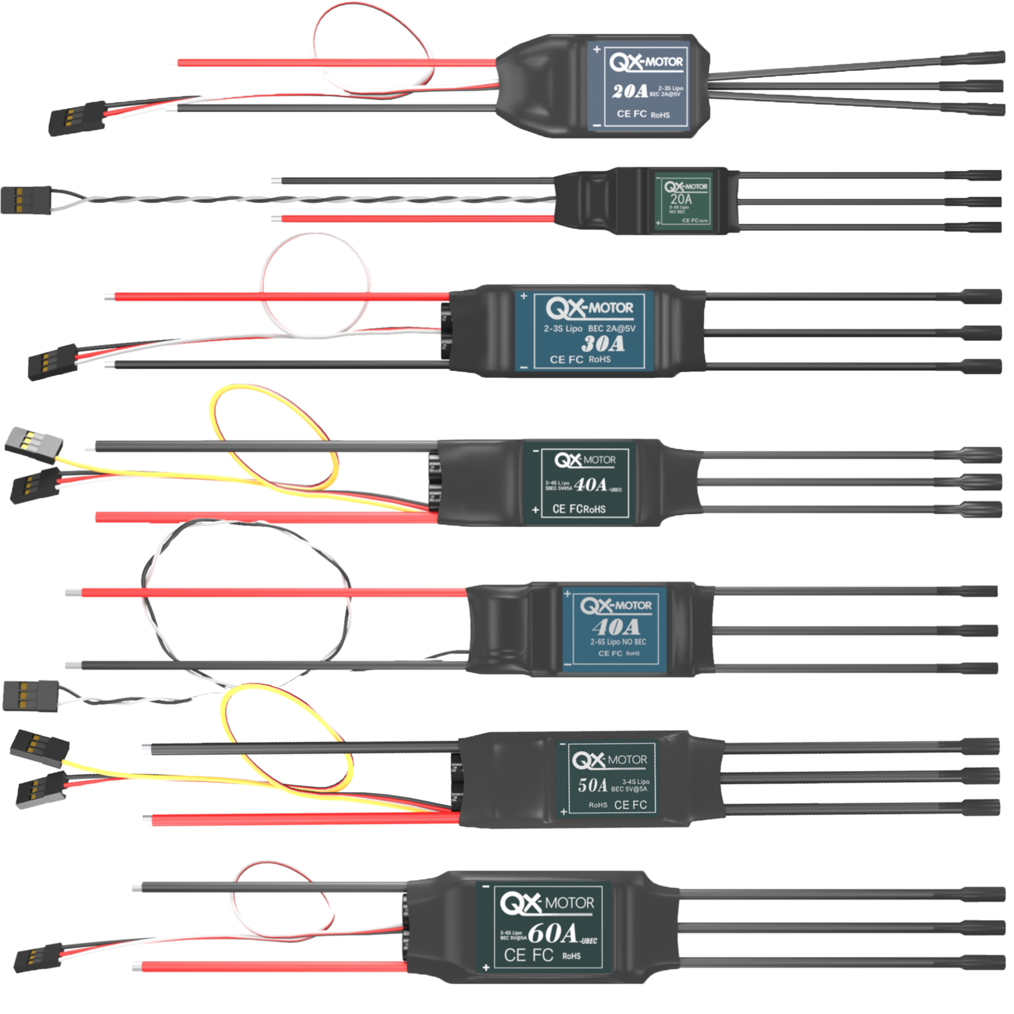 Rc Boat Brushless Motor - QX-MOTOR Brushless ESC series Electronic speed