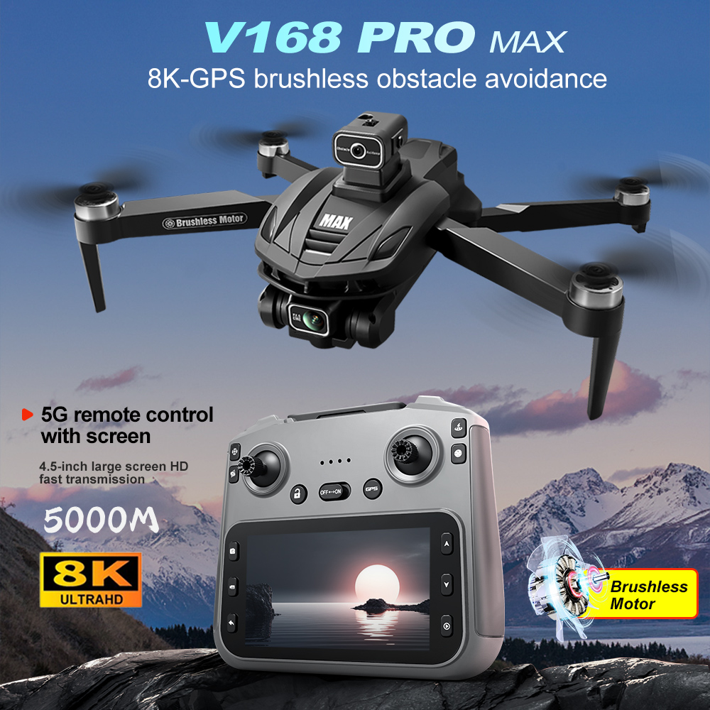 Drone Z - V168 PRO Max GPS Drone 8K