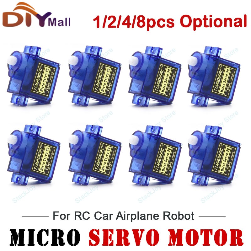 Rc Car Servo - TS90A 9G Micro Servo 180 Degree