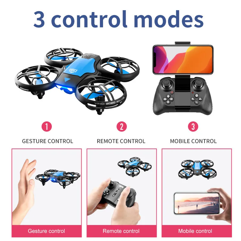 V8 New Mini Drone 4K Professio - Drone Rc Cable recension och pris