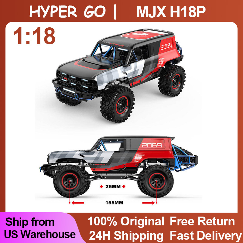 Hyper Go MJX H18P 1/18 RC Remo - Drone Or Rc Car recension och pris