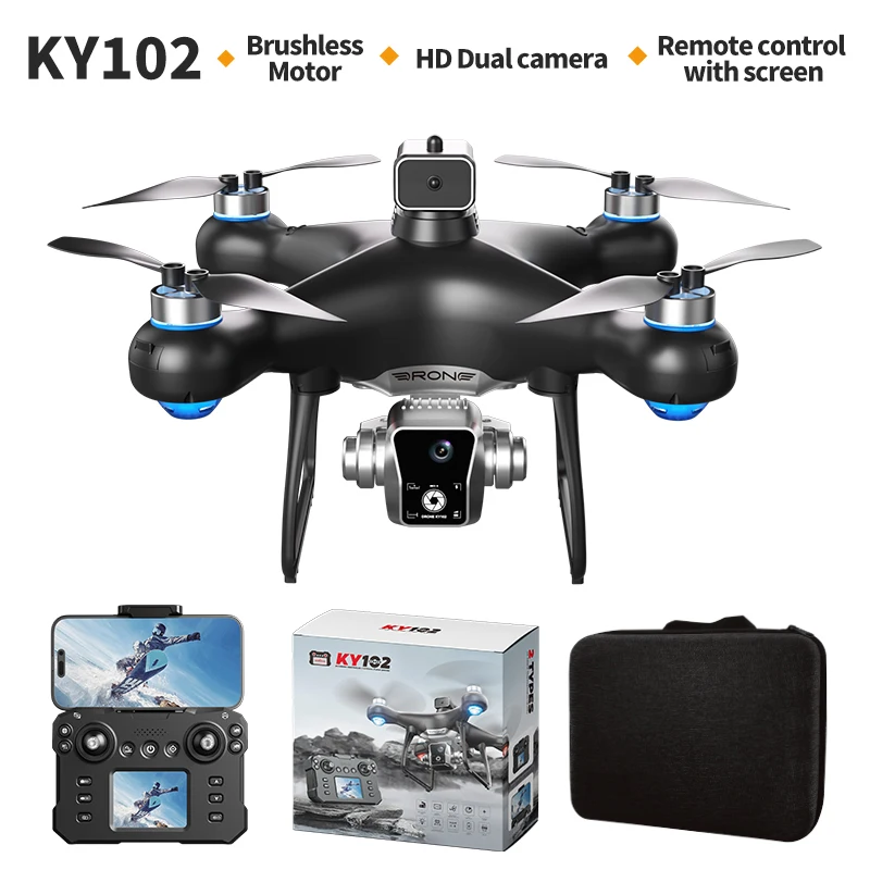 Drones Ky102 4K Dual Camera 4  - Drone Ky102 Rc recension och pris