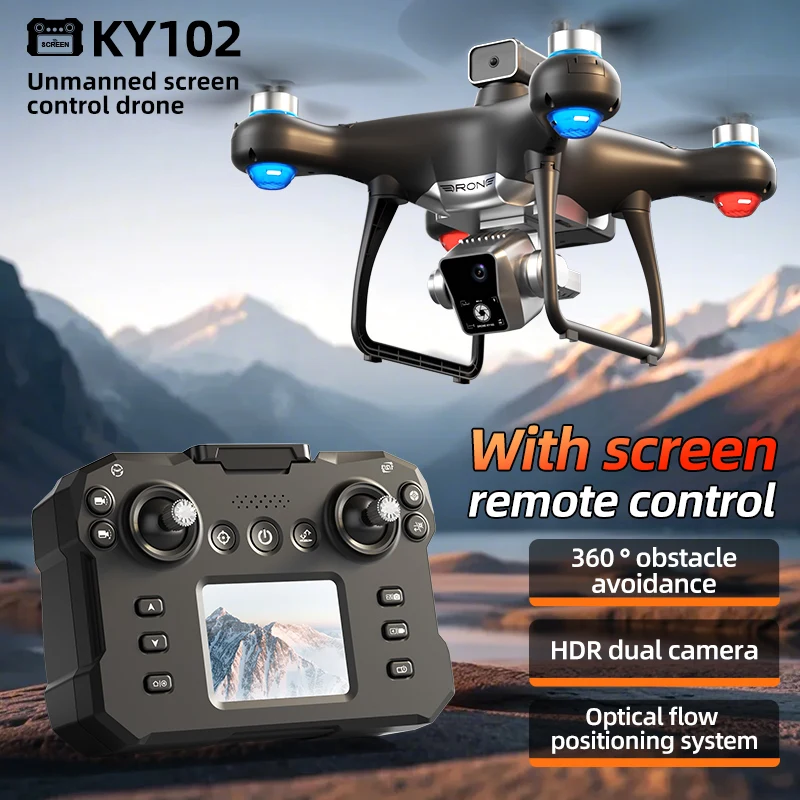 Drones Ky102 4K Dual Camera 4  - Drone Ky102 Rc recension och pris
