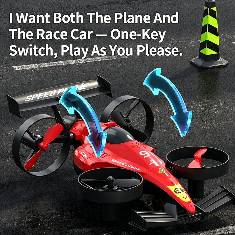Drone 2 In 1 Flying RC Car Hel - Drone Bike Rc recension och pris