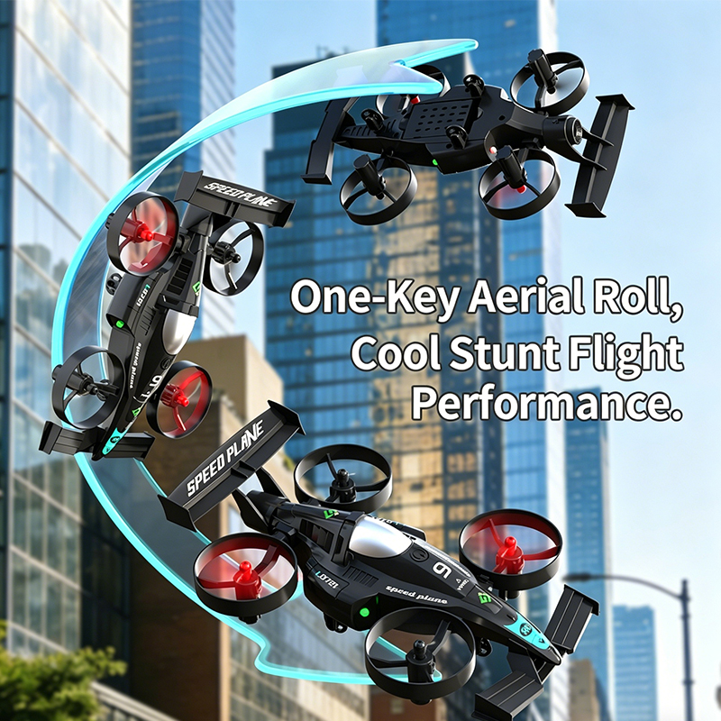 Drone 2 In 1 Flying RC Car Hel - Drone Bike Rc recension och pris