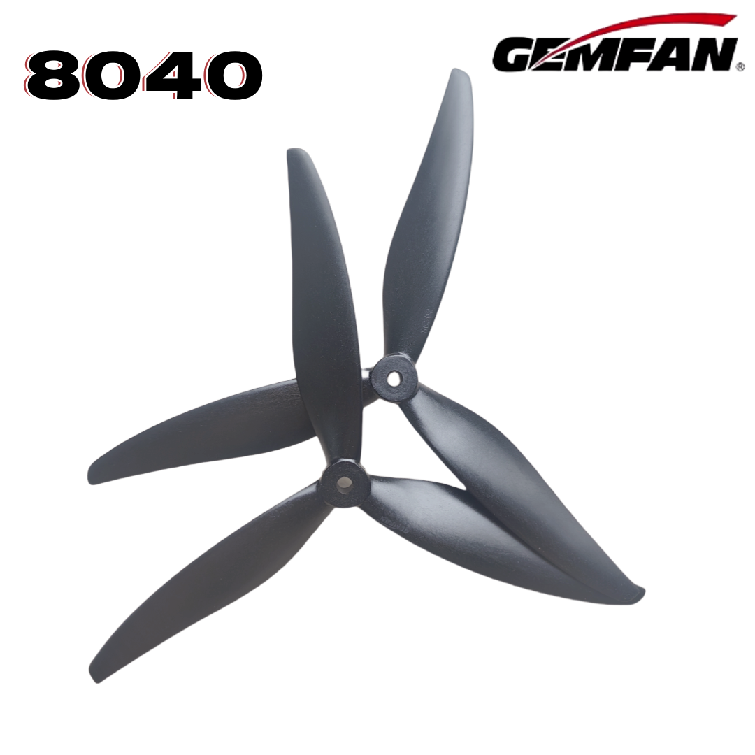 Gemfan 8040 8X4X3 3-blade 8-in - Drone Rc Leading recension och pris