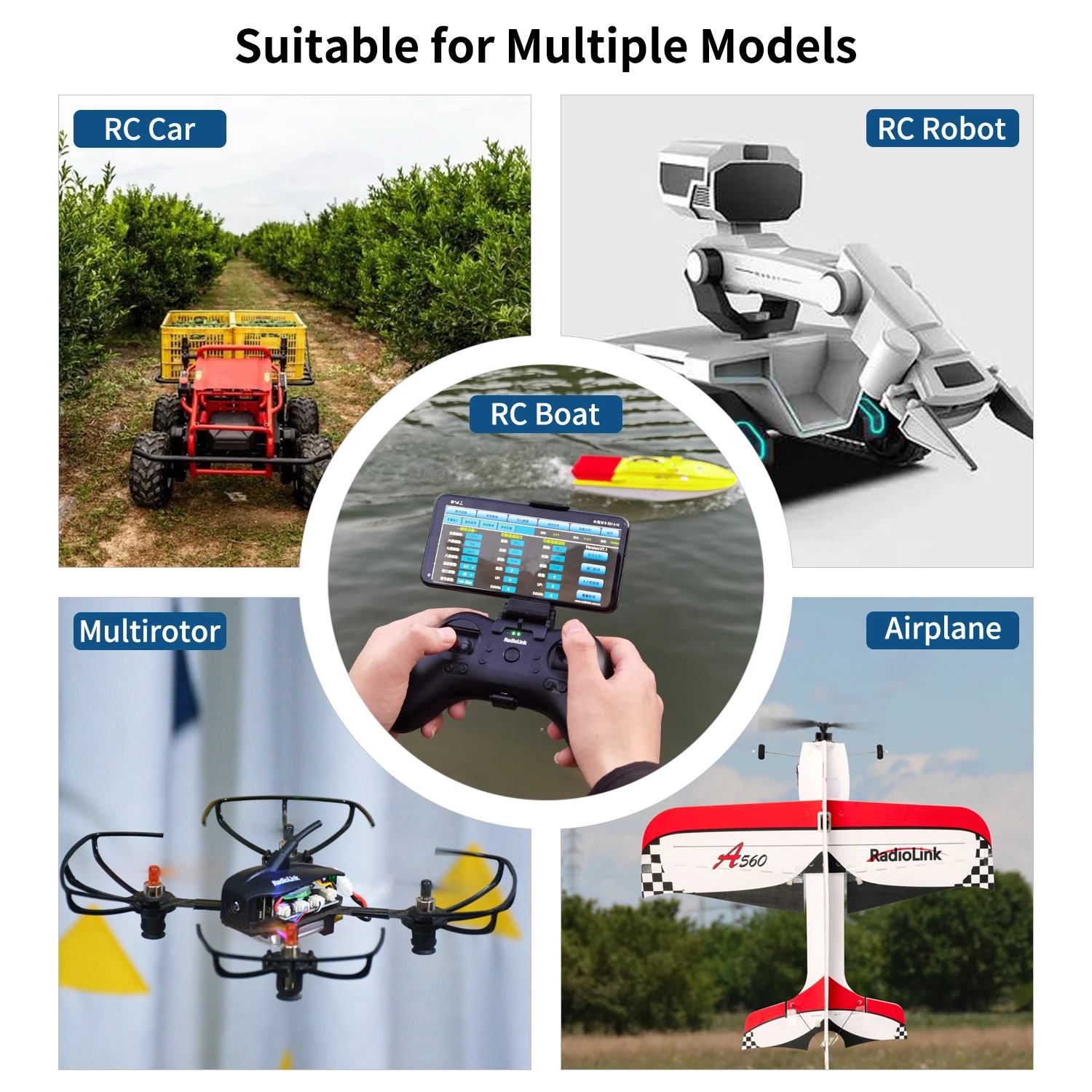 Radiolink T8S 2.4G 8 Channel R - Drone Rc Game recension och pris