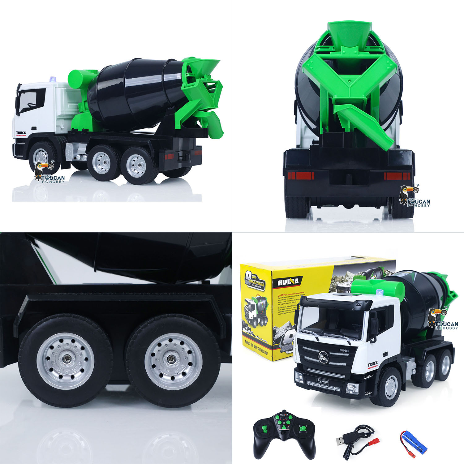 HUINA 1/18 1557 2.4G 9CH RC Co - Drone Or Rc Car recension och pris