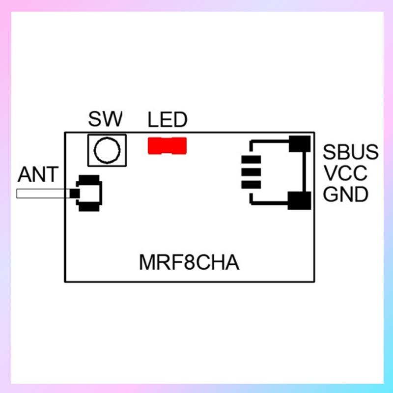T23C MRF8CHA 2.4G AGF For Frsk - Frsky Receiver Module recension och pris