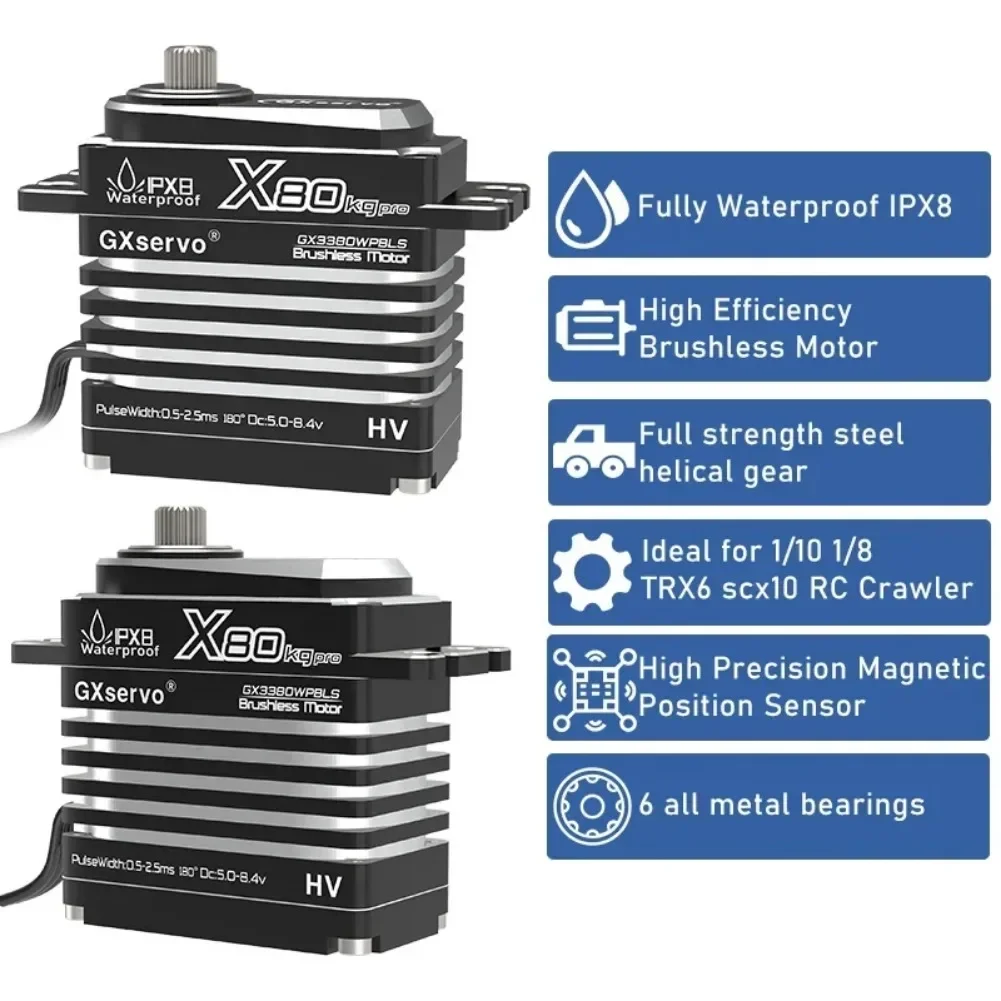 80KG Digital Servo Motor All M - Rc Car Servo recension och pris