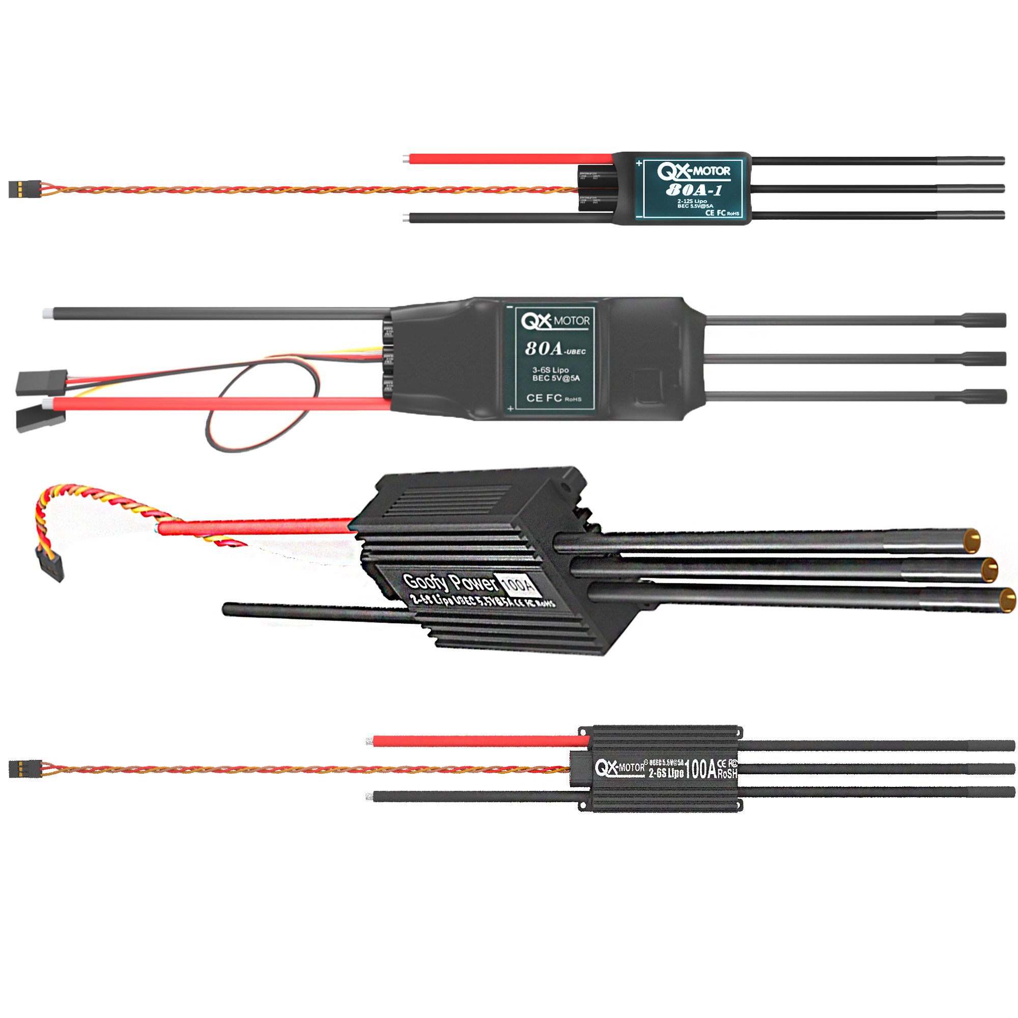 QX-MOTOR Brushless ESC series  - Rc Boat Brushless Motor recension och pris