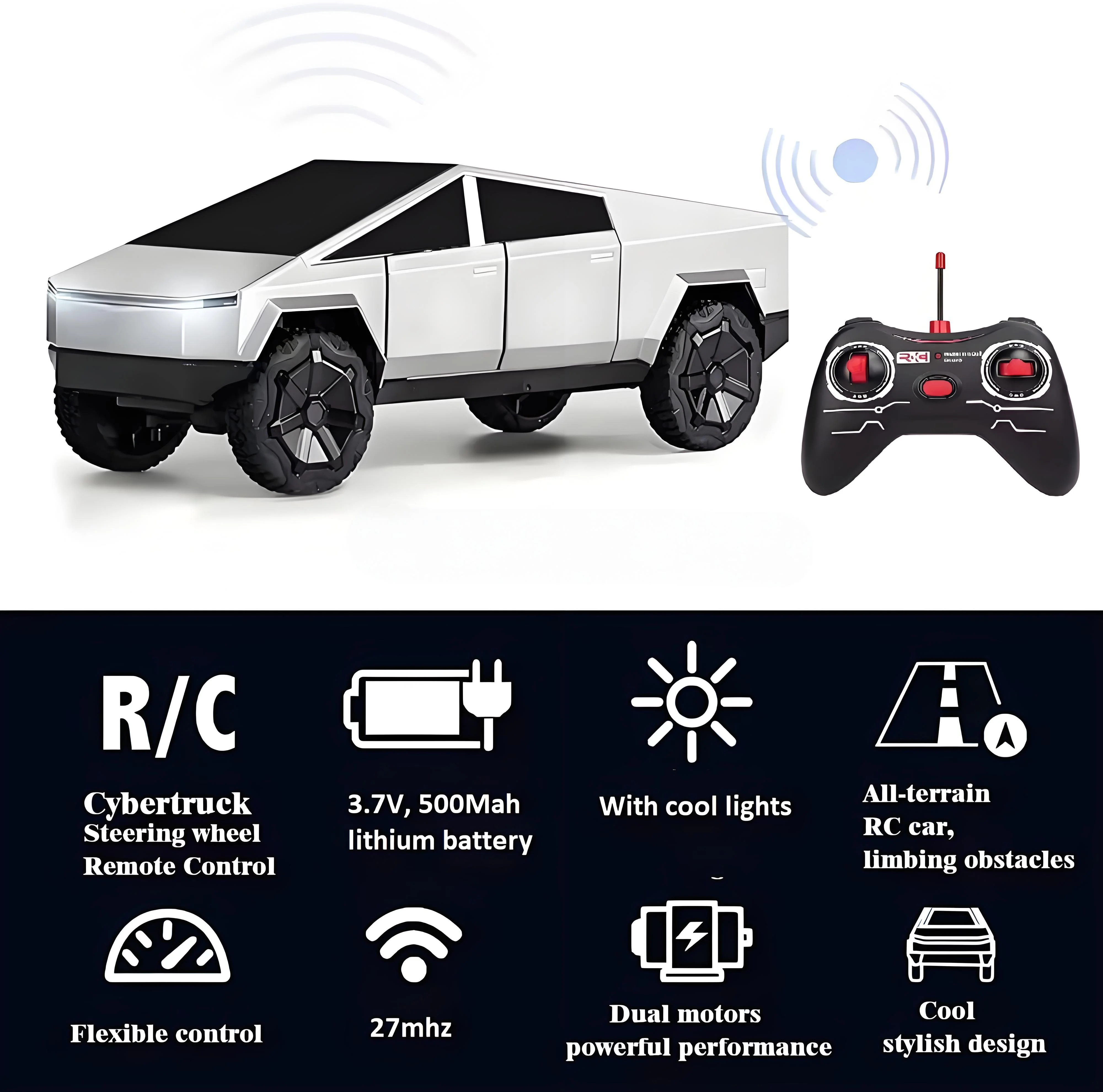 1:24 RC Cybertruck Pickup 4WD  - Drone Or Rc Car recension och pris
