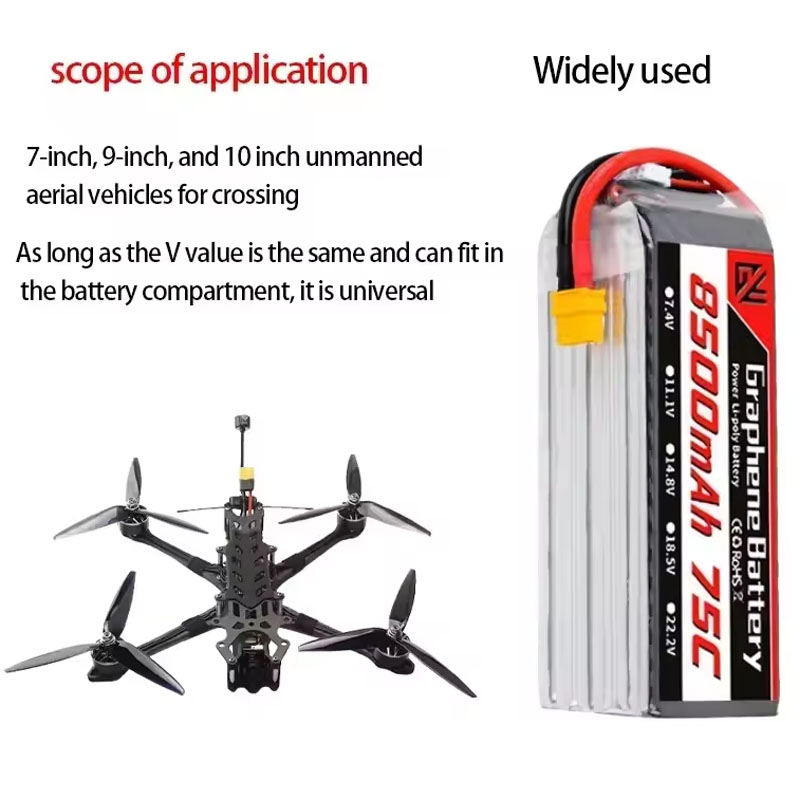 22.2V 6S 8500mAh 75C 10-inch C - Drone Rc Game recension och pris