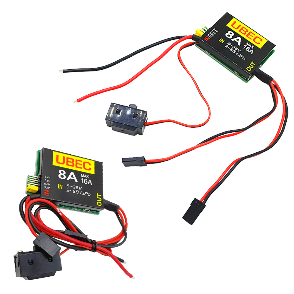 New 2S-6S 6-36V UBEC-8A BEC &  - Rc Car Servo recension och pris