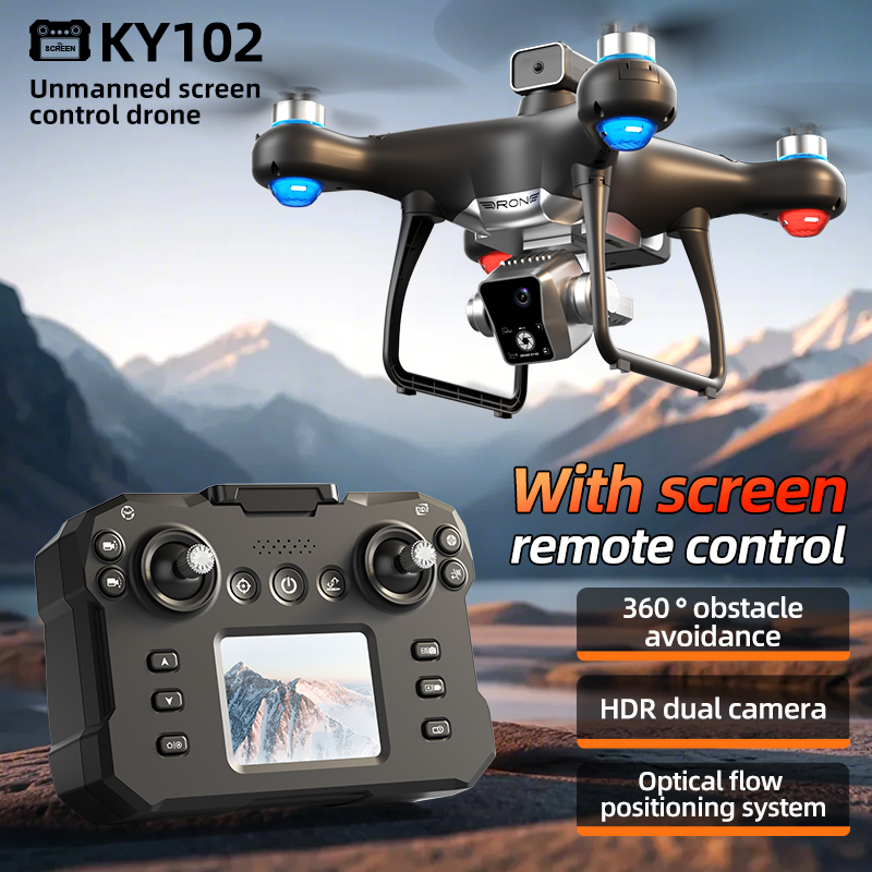 Brushless RC Drone Screen Cont - Drone Ky102 Rc recension och pris