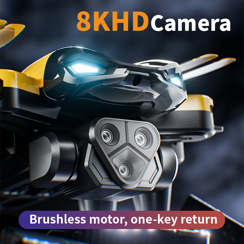 Brushless RC Drone 8K Triple C - Drone Rc Cable recension och pris