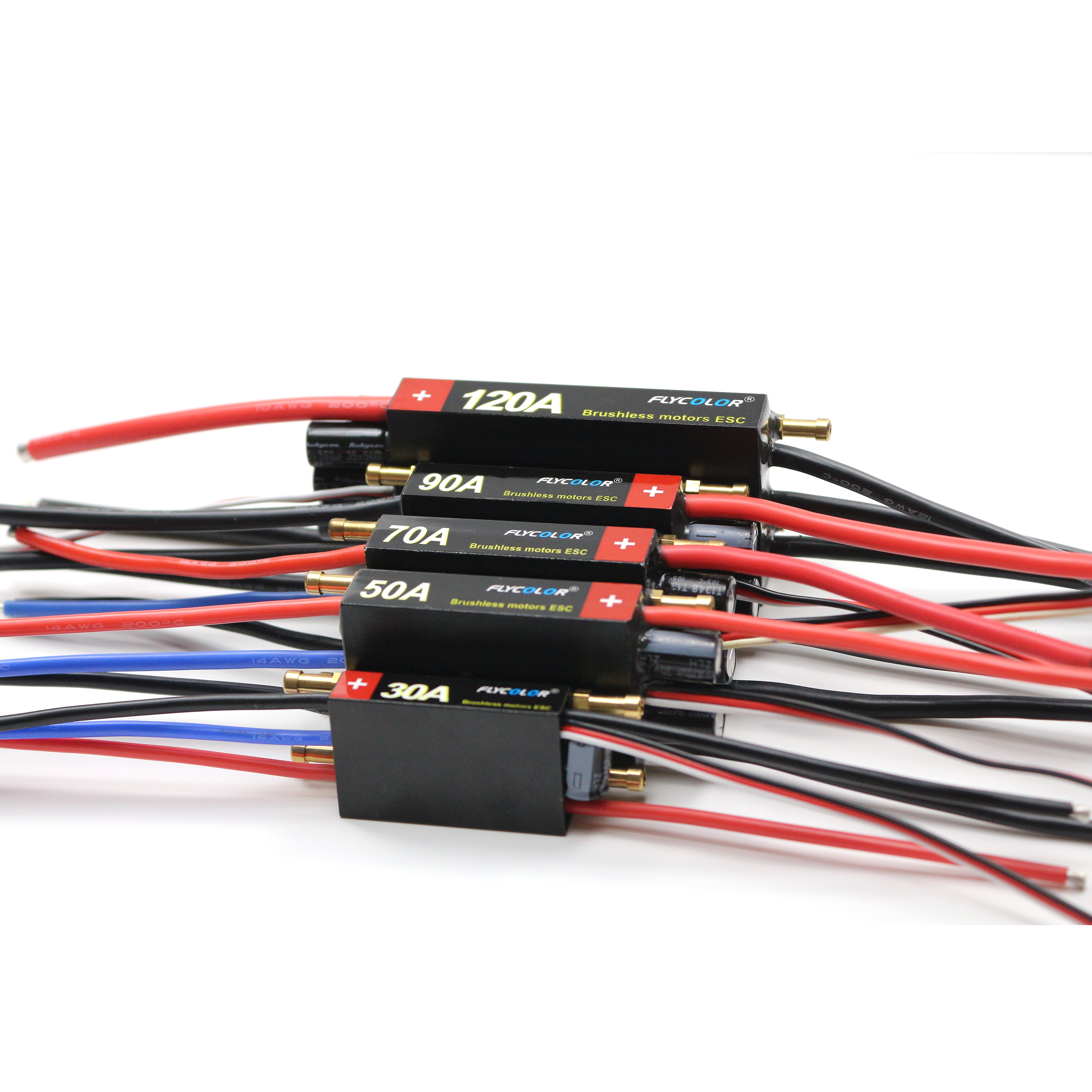 FlyColor 30A 50A 70A 90A 120A  - Rc Boat Brushless Motor recension och pris