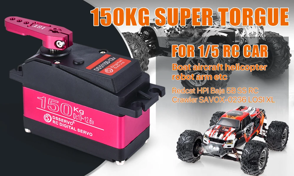 60/80/150/160KG DS5160 DS5180  - Rc Car Servo recension och pris