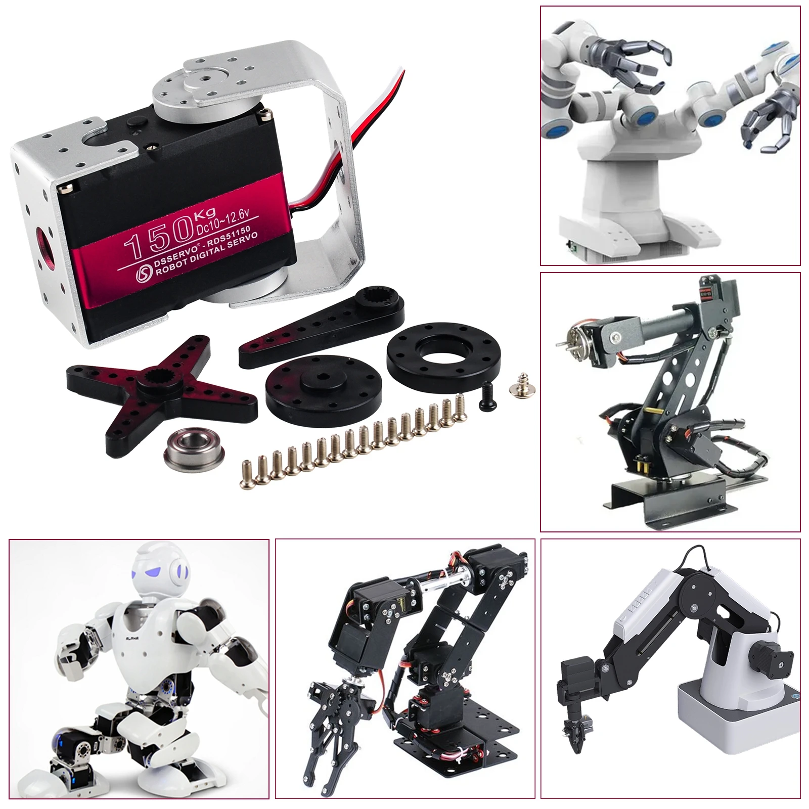 High Torque 150kg RDS51150 Met - Rc Car Servo recension och pris