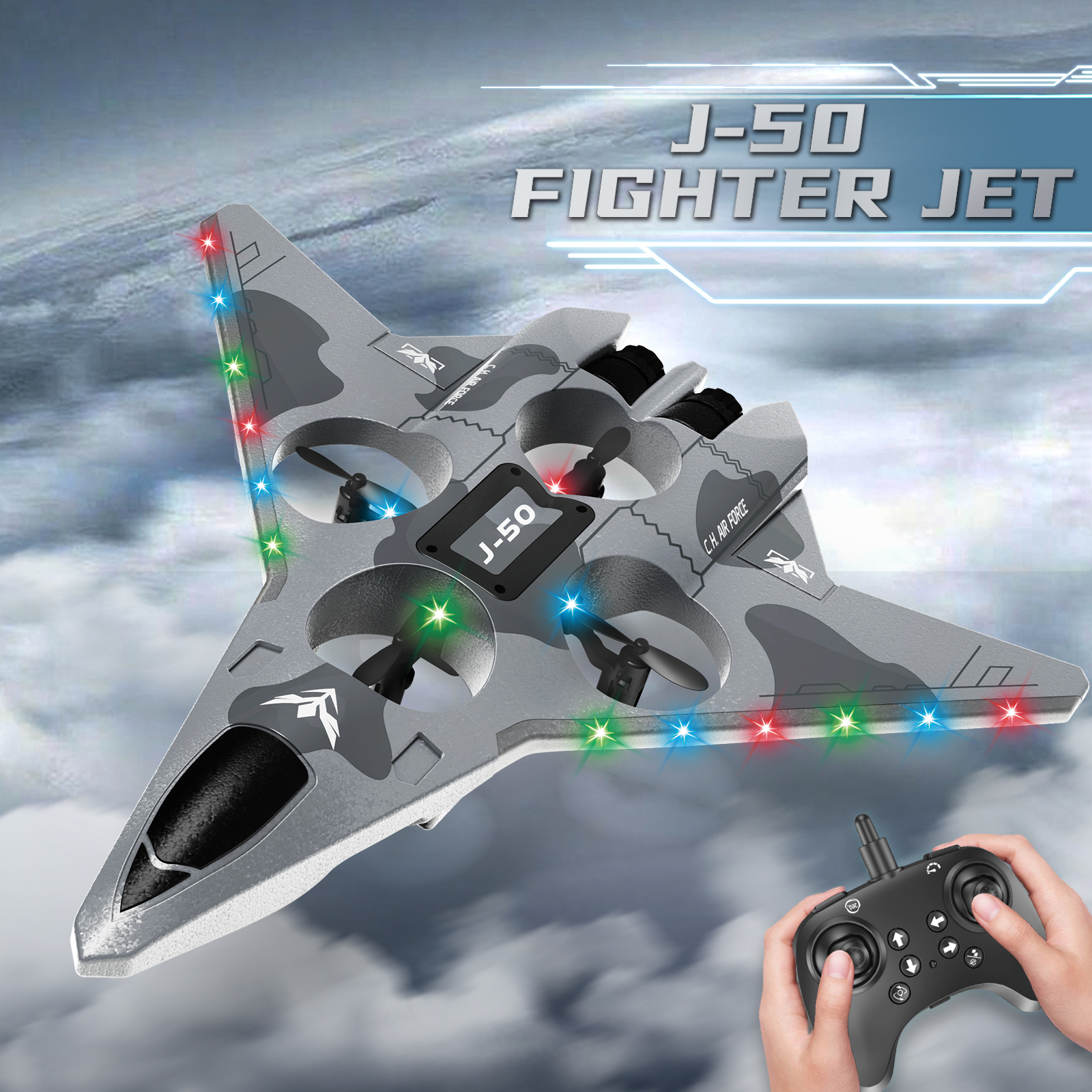 Drop-Proof RC Fighter Jet Dron - Drone Rc Fighter Jet recension och pris