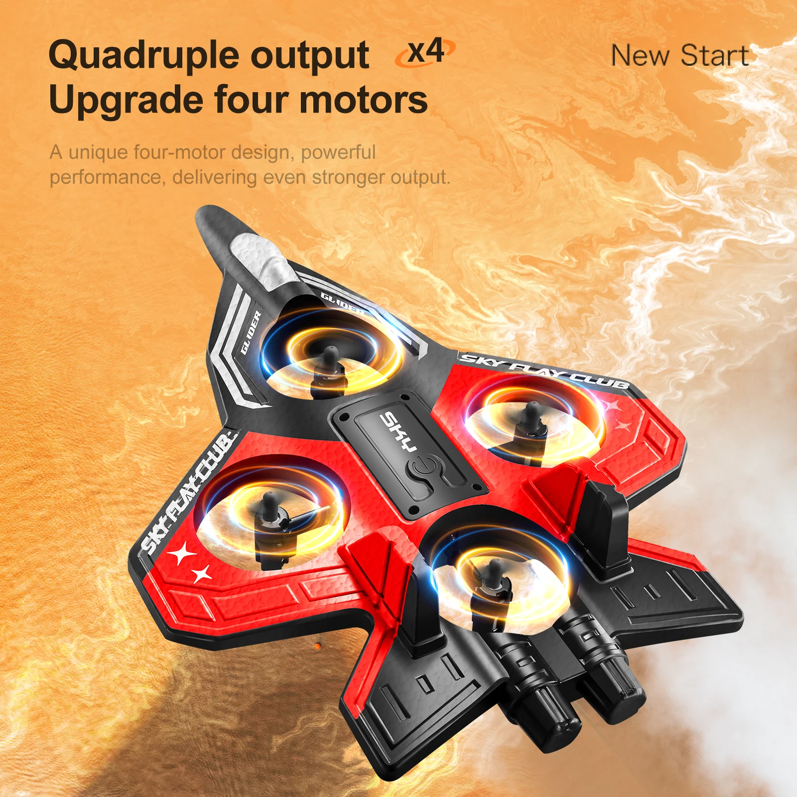 YP3 Glider RC Drone Helicopter - Drone Rc Fighter Jet recension och pris