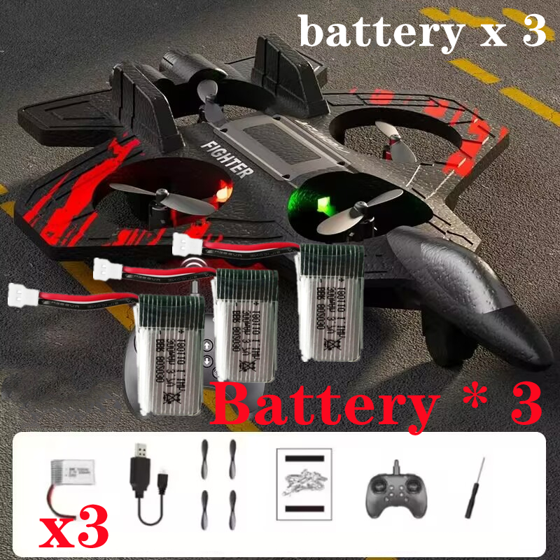 2.4G Stunt Remote Control Glid - Drone Rc Fighter Jet recension och pris