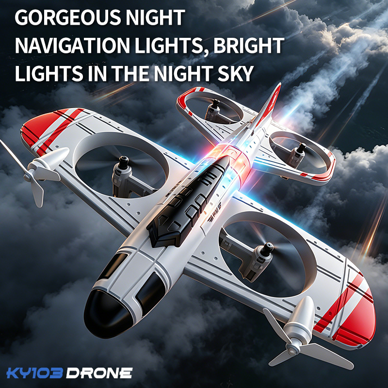 KY103MAX Glider Flying Helicop - Drone Rc Fighter Jet recension och pris