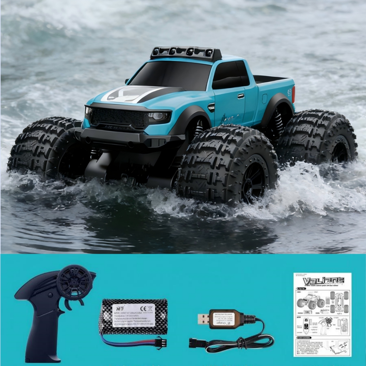 2.4G Land&Water RC Car Waterpo - Drone Or Rc Car recension och pris