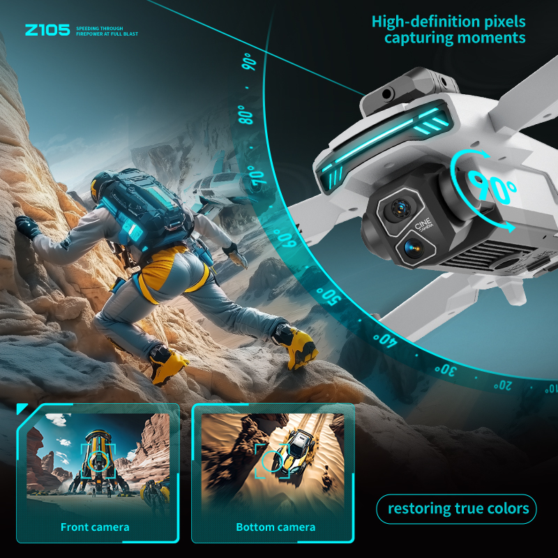 New Z105 RC Drone 8K Professio - Drone Rc Game recension och pris