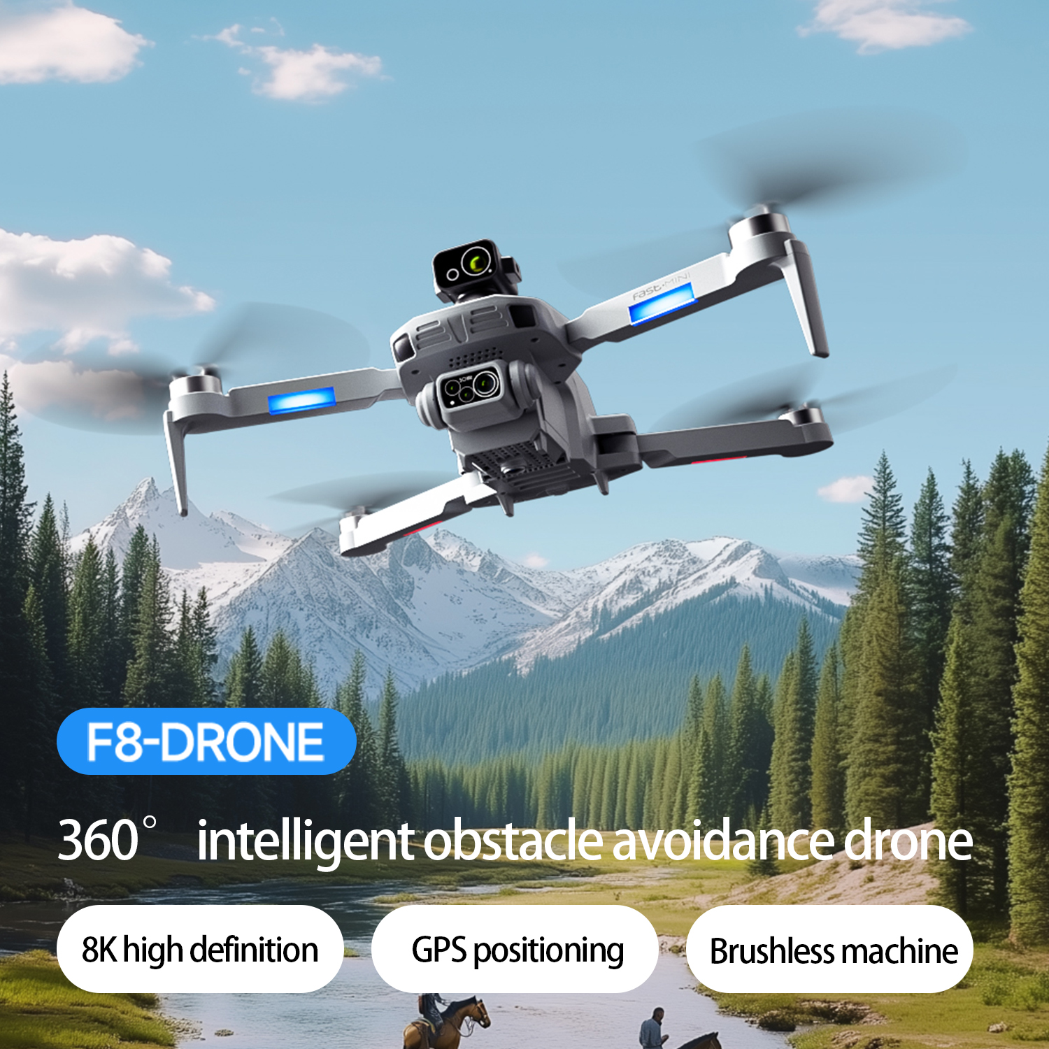 F8 MAX GPS Drone Professional  - Drone Z recension och pris
