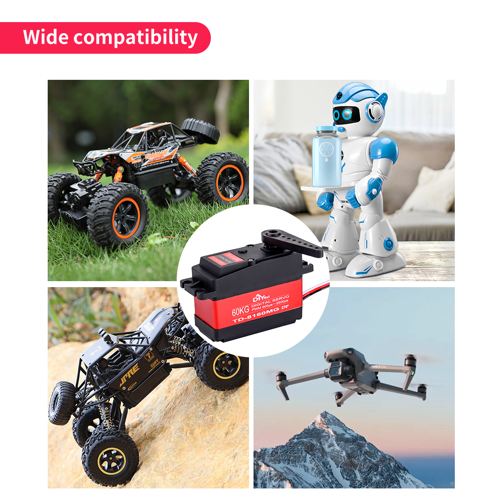 TD 8160MG 60kg Torque Digital  - Rc Car Servo recension och pris