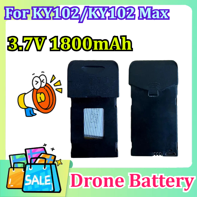 3.7V 1800mAh Drone Battery for - Drone Ky102 Rc recension och pris