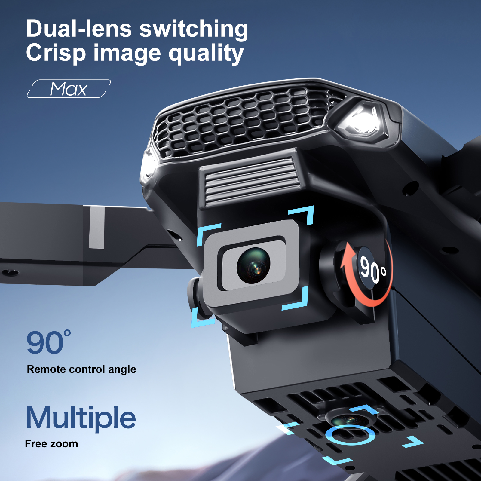 2025 New E88 E99 Upgraded Dron - Drone Rc Foldable recension och pris
