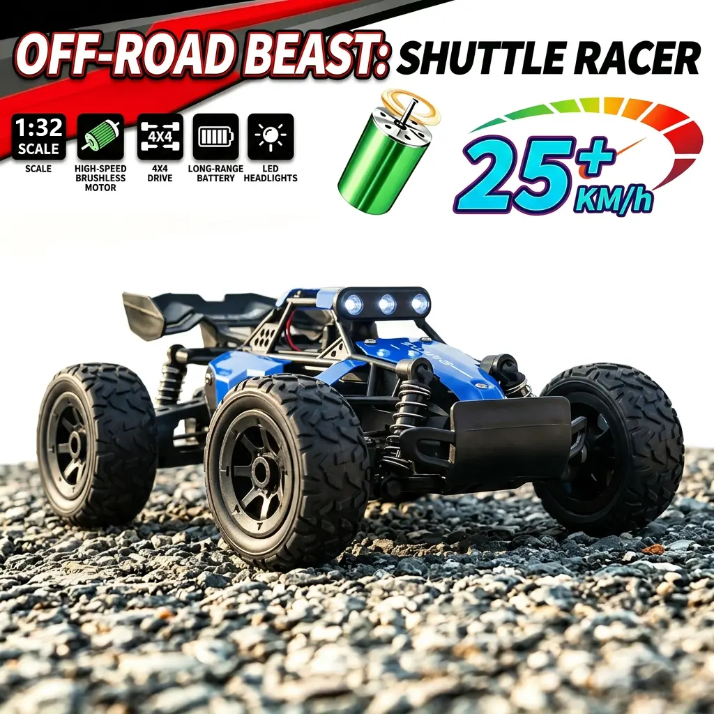 1:32 4WD 25KM/H RC Car All Ter - Drone Or Rc Car recension och pris