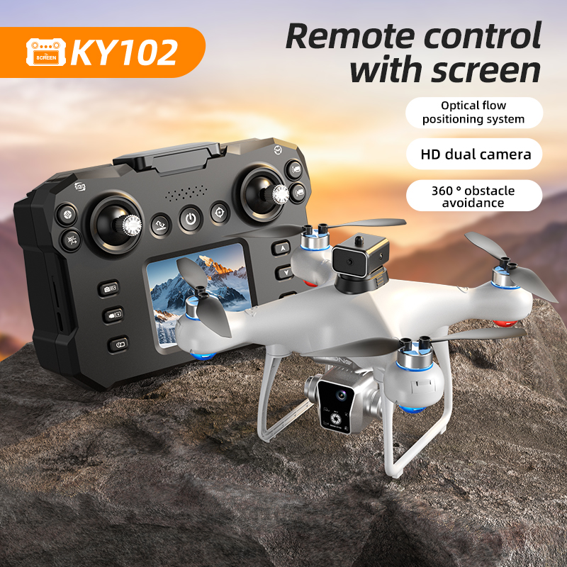 New KY102 With Screen Rc Drone - Drone Ky102 Rc recension och pris