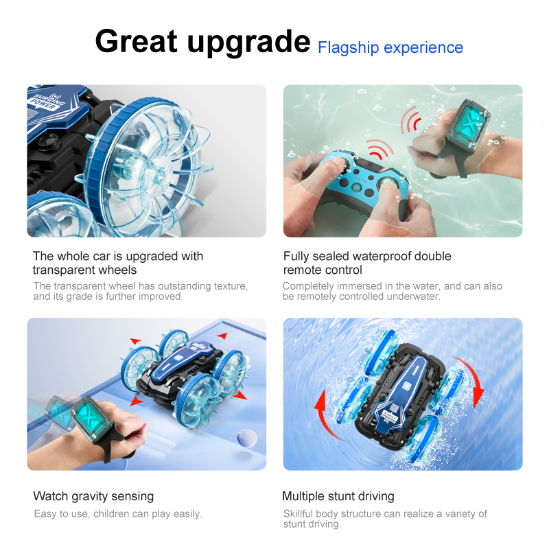 New LED Amphibious RC car Dual - Drone Or Rc Car recension och pris