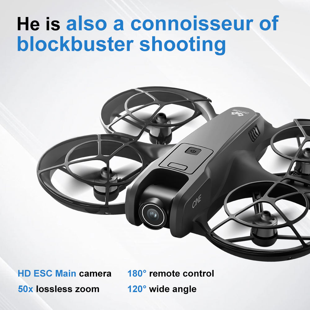 V666 Foldable Mini Drone 4K Du - Drone Z recension och pris