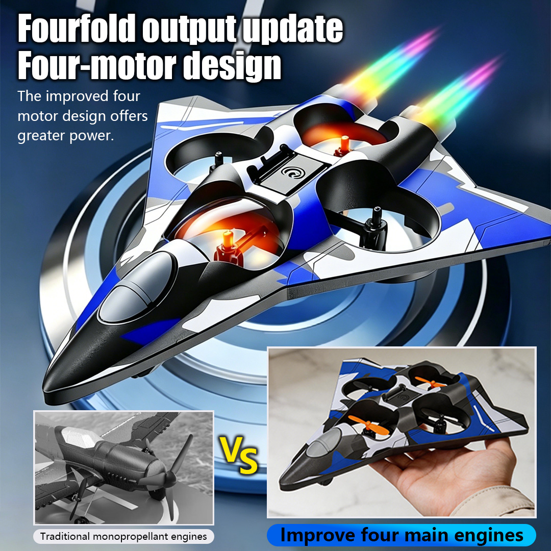 Foam Aircraft Stunt Helicopter - Drone Rc Fighter Jet recension och pris