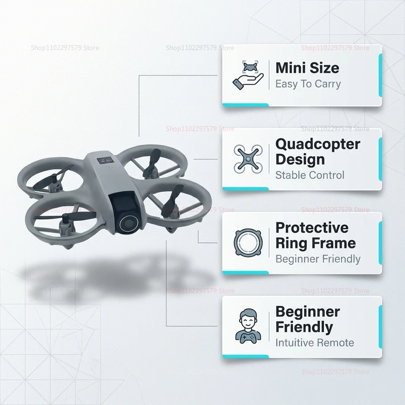 Mini Drone with 8K HD Camera F - Drone Rc Foldable recension och pris